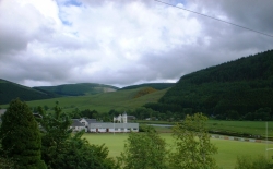 View of Clubhouse and pitch from A72 with River Tweed on the right. View of Clubhouse and pitch from A72 with River Tweed on the right.